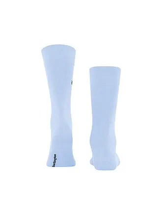BURLINGTON | Chaussettes homme DUBLIN SO 40-46 anthracite mél. | hellblau